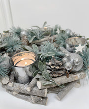 Load image into Gallery viewer, Wooden Pinecone Candle Holder
